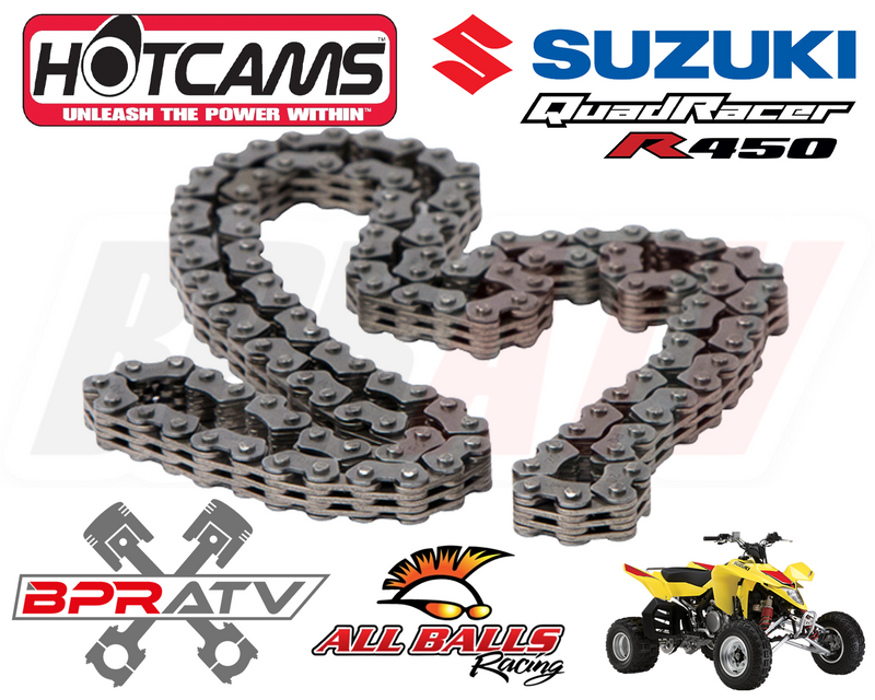 Suzuki LTR450 LTR 450 Hotcams Hot Cams Stage 1 Camshafts + HOT CAMS Timing Chain