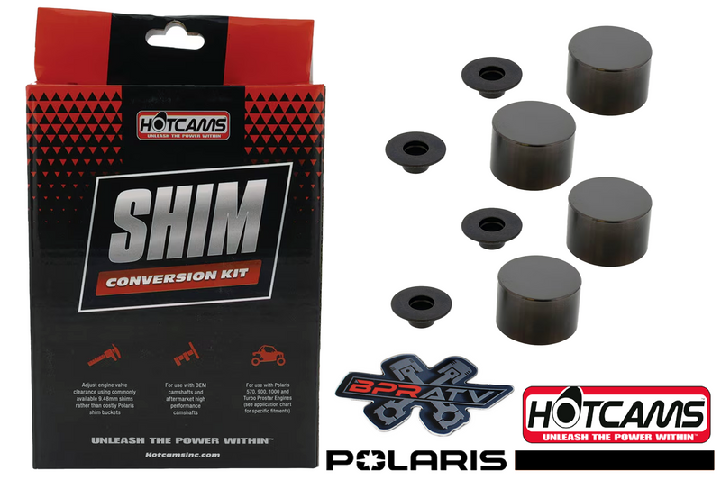 14-21 Polaris Sportsman 570 Hot Cams Valve Shim Conversion Kit +Hotcams Shim Kit
