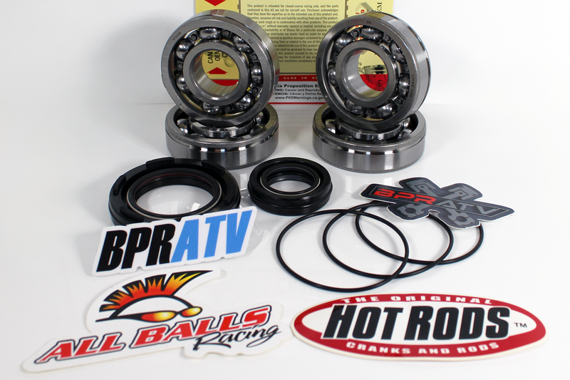 Yamaha Banshee 350 Hot Rods Crankshaft Rebuild Kit Main Bearings O-Rings & Seals