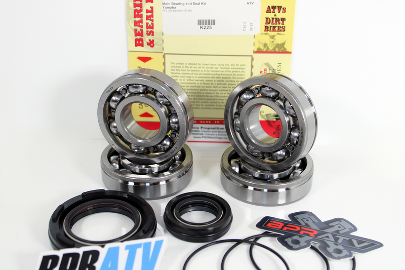 Yamaha Banshee Crankshaft Rebuild Kit Main Bearings & Seal Kit HotRods K225 K018