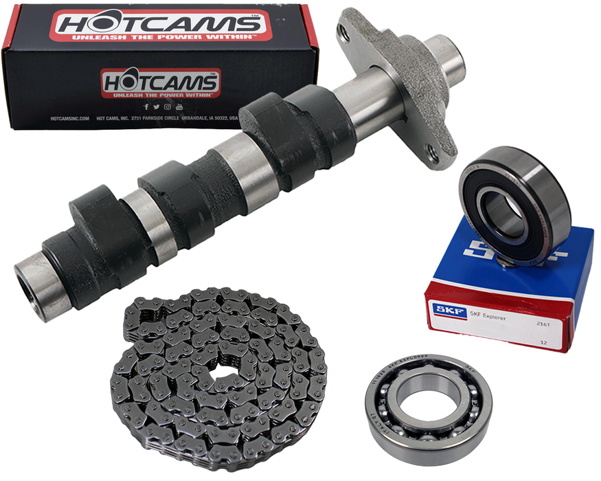 TRX 400EX 400X Stage 2 Hotcams Hot Cam Camshaft SKF Cam Bearing Timing Chain Kit