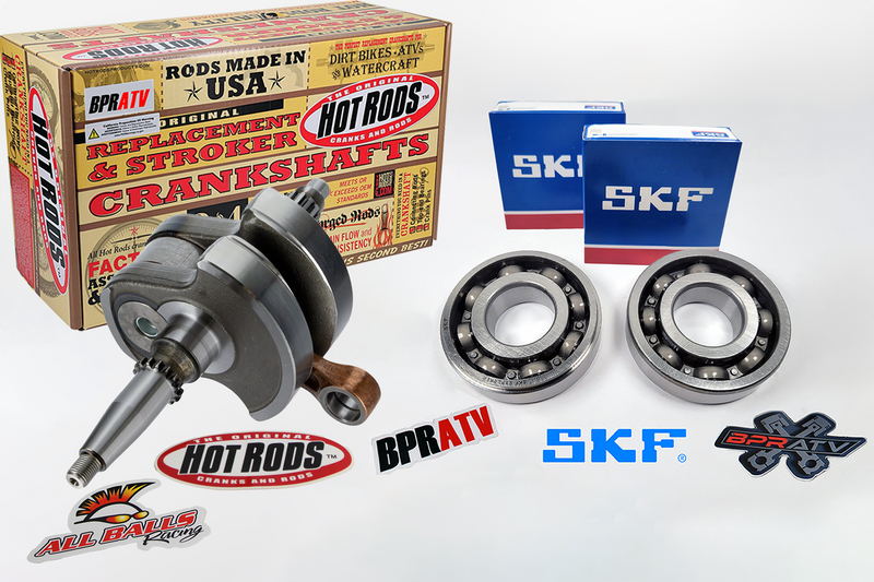 Yamaha YFZ450 Bottom End Engine Rebuild Kit Hot Rods Crank Big Bore 98mm Gaskets