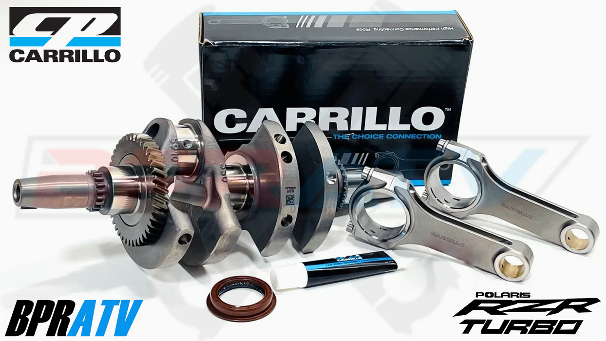 Polaris RZR XP4 TURBO Crank CP Carrillo Heavy Duty Piston Rods Motor Rebuild Kit