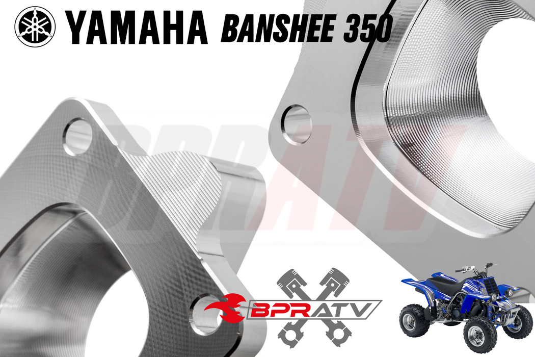 CNC Billet Intake Manifolds Kit 38 39 41 Dual Carbs Carburetors Banshee YFZ 350