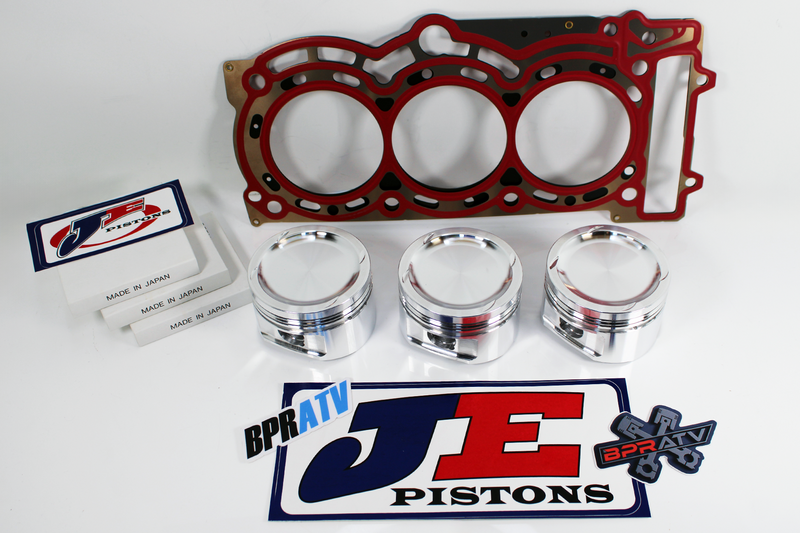 Can-Am Maverick X3 X-3 Turbo 2017-2025 JE Piston Set 9.5:1 MLS Gasket Forged USA