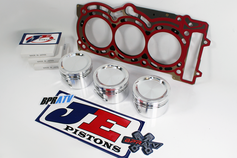 Can-Am Maverick X3 Turbo '17-25 JE 74mm Stock Bore 9.5:1 Forged Piston Kit Set