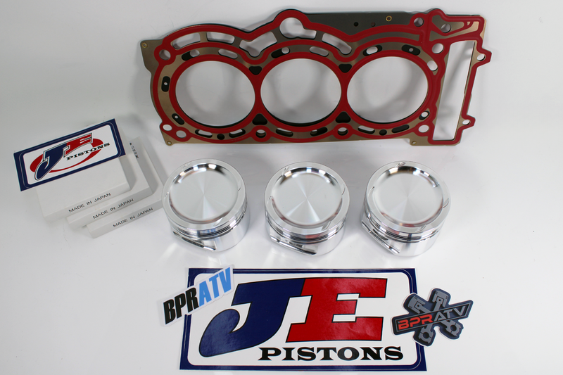 Can-Am Maverick X3 Turbo 17-25 JE Piston Set 9.5:1 MLS Head Gasket Forged In USA