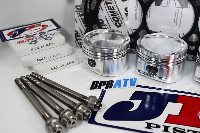 Maverick X3 Turbo JE Piston Kit Stock Bore 9.5:1 Cometic Titanium Head Stud Kit