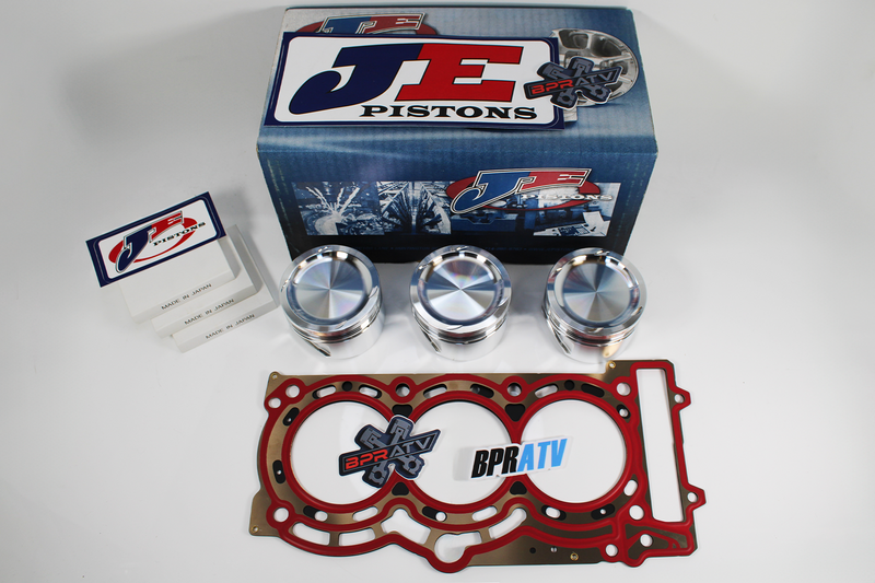 Can-Am Maverick X3 Turbo 17-25 JE Piston Set 9.5:1 MLS Head Gasket Forged In USA