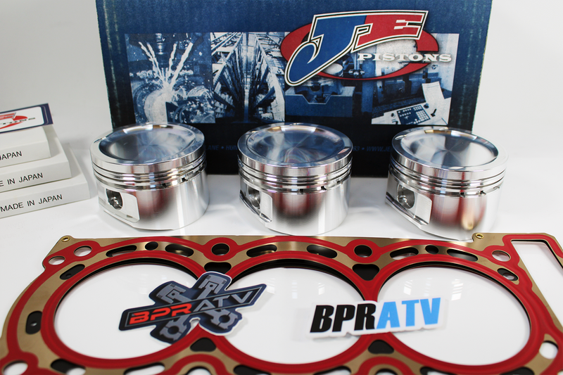 Can-Am Maverick X3 Turbo '17-25 JE 74mm Stock Bore 9.5:1 Forged Piston Kit Set