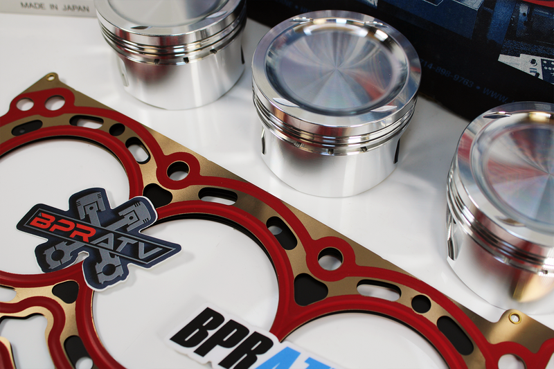 Maverick X3 Turbo JE Forged Piston Kit 74mm 9.5:1 Stock Bore Fits '17-25 Models