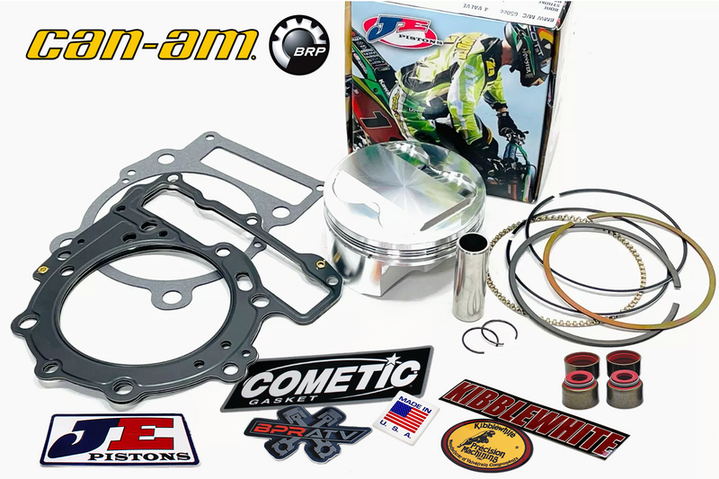 Can Am BRP Bombardier DS650 DS 650 100mm Stock Bore 11.5 JE Piston Kit Pump Gas