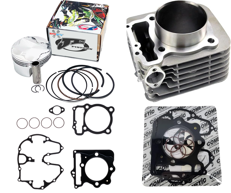 High Compression 12:1 JE Forged Piston Rebuild Kit Honda TRX400EX 85mm Cylinder!