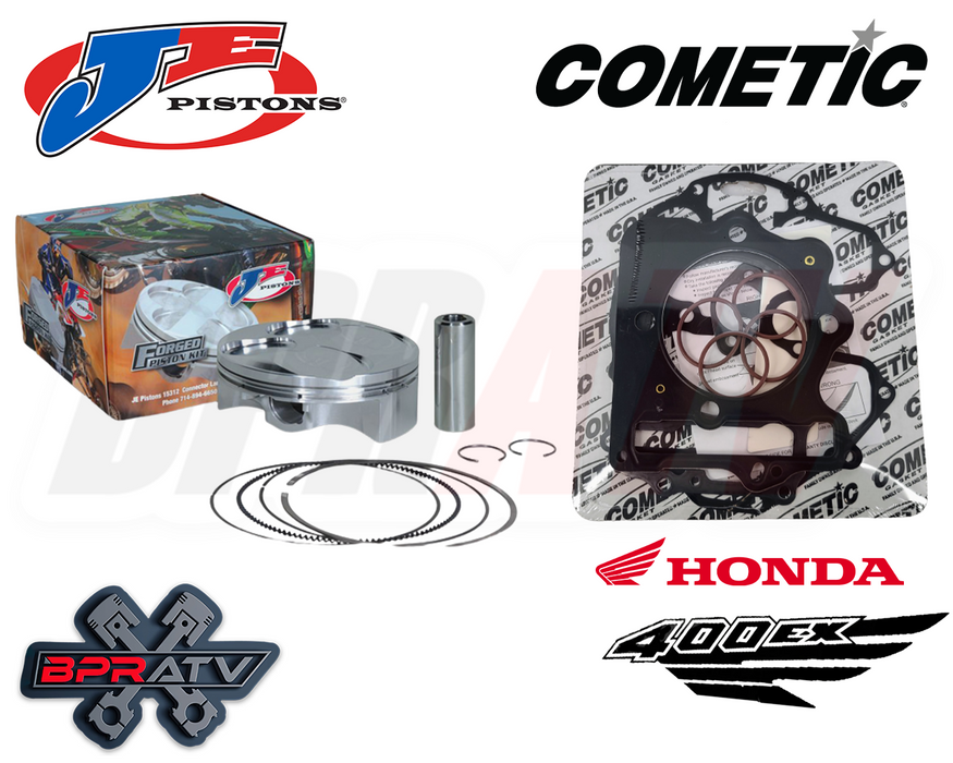 Honda 400X 400EX XR 400R Top End Cylinder Top Rebuild Kit 10.5 JE Piston Gaskets
