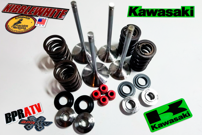 Kawasaki KFX400 2003–2006 Kibblewhite WHITE Diamond Valves & Titanium Spring Kit