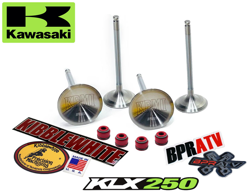 Kawasaki KLX250 KLX 250SF Kibblewhite Head Intake Exhaust Valves Kit Set & Seals