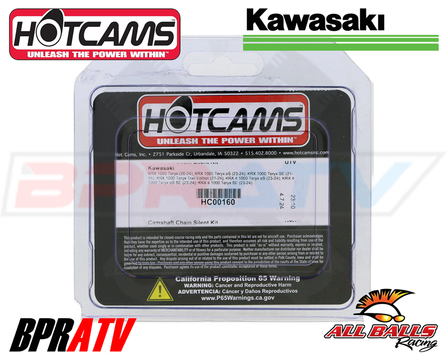 Kawasaki KRX 1000 KRX 4 Teryx Hot Cams Hotcams OEM Replacement Cam Timing Chain