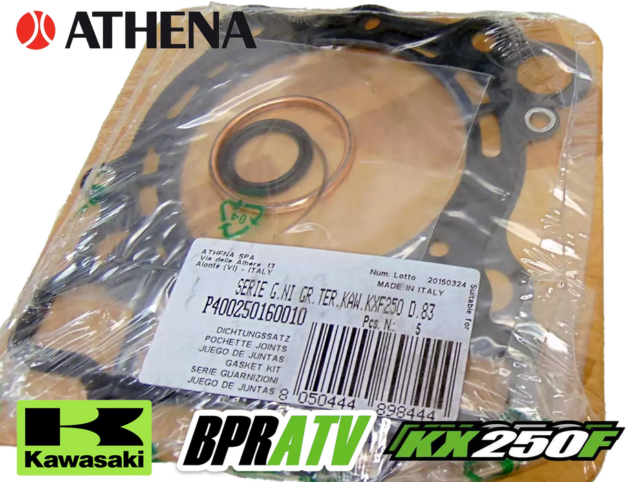 11-12 Kawasaki KX250F KX 250F 83mm 290cc Athena Big Bore Cylinder Piston Gaskets