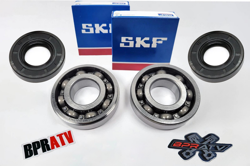 Kawasaki KX80 KX 80 SKF OEM Replacement Crankshaft Crank Main Bearings Seals Kit