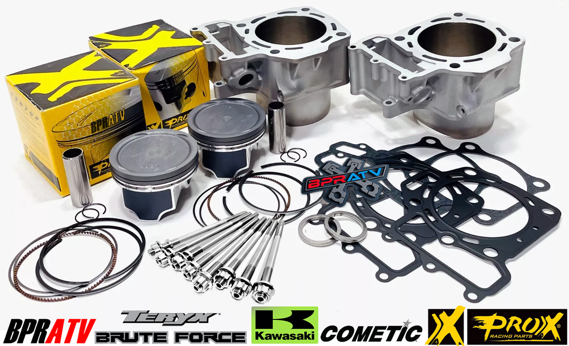 05-11 Brute Force 750 85mm Cylinder ProX Piston Cometic Stud Kit Top End Rebuild