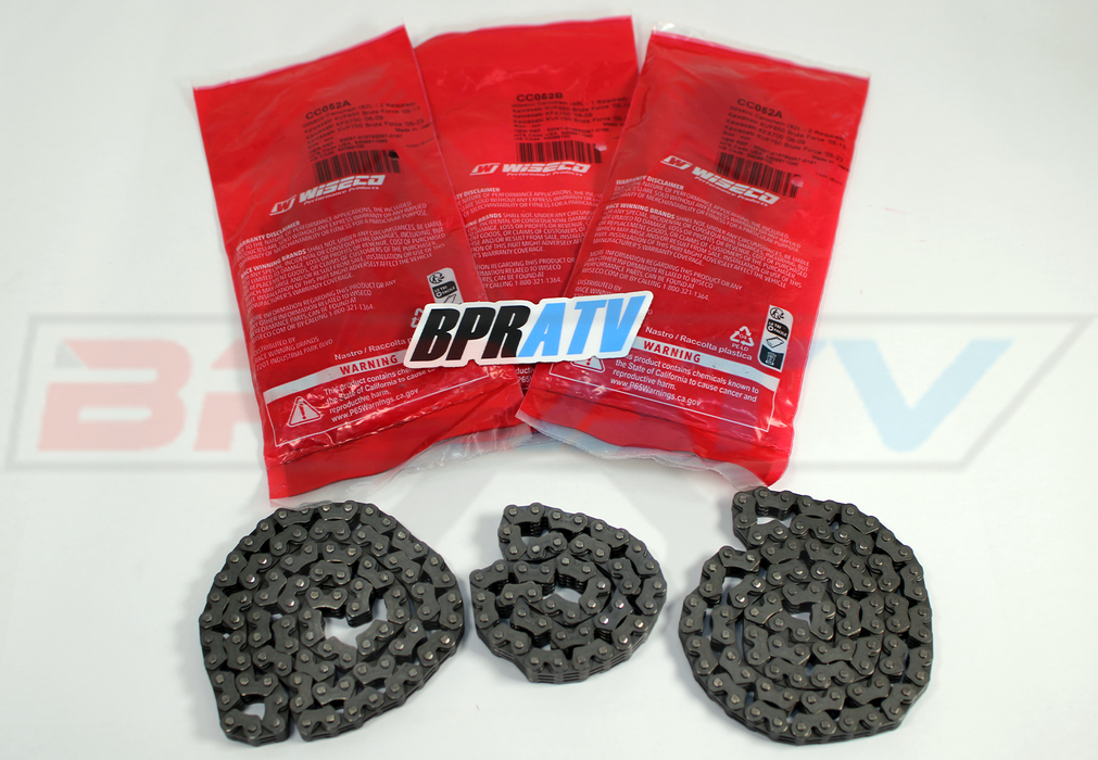 Brute Force KVF 650 750 Teryx OEM Replacement Cam Timing Chains Chain ALL THREE