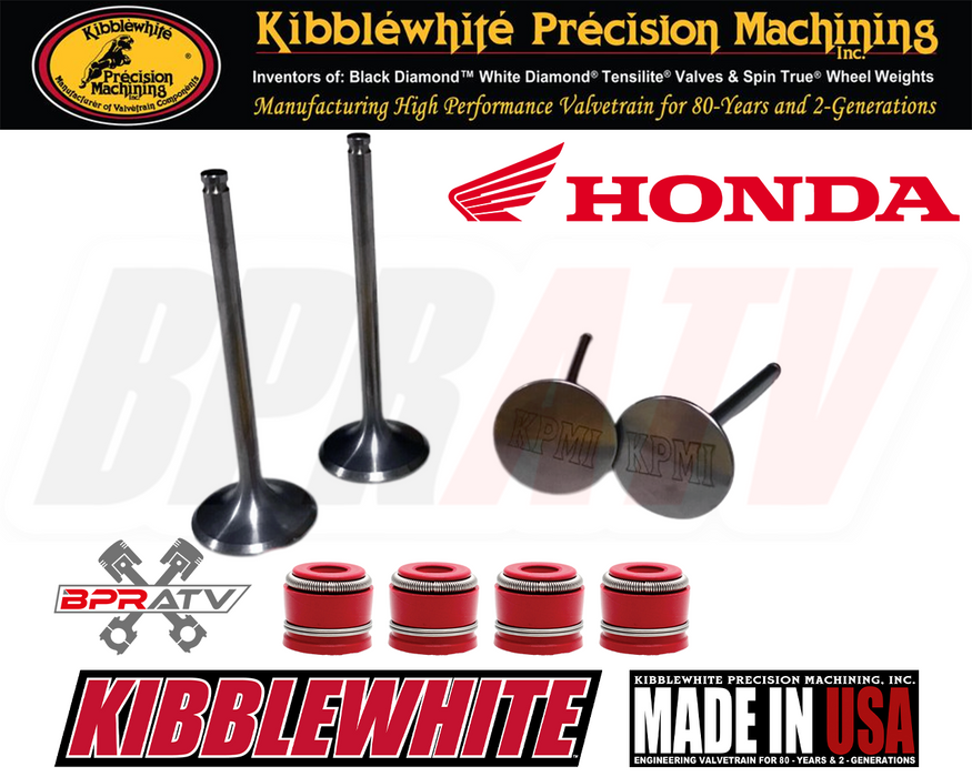 87 88 91 92 TRX250X 250X Kibblewhite Head Intake Exhaust Valves Seals Spring Kit