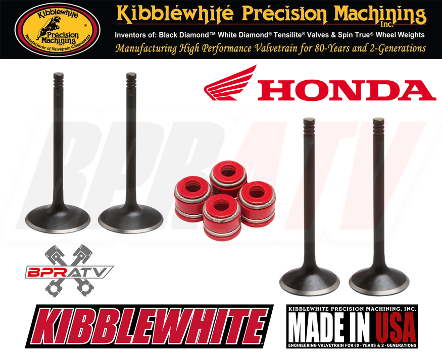 87 88 91 92 TRX250X 250X Kibblewhite Head Intake Exhaust Valves Seals Spring Kit