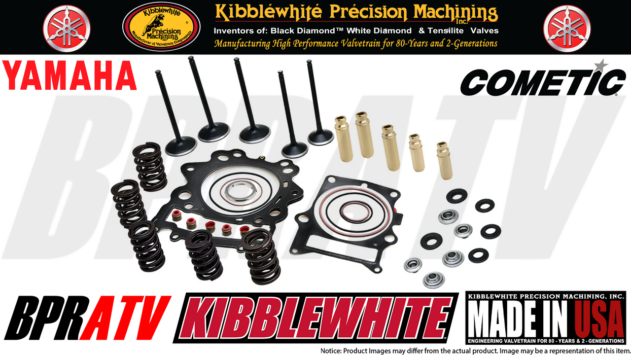 01-08 Yamaha 660 OEM Stock Wiseco Piston & Kibblewhite Cylinder Head Service Kit