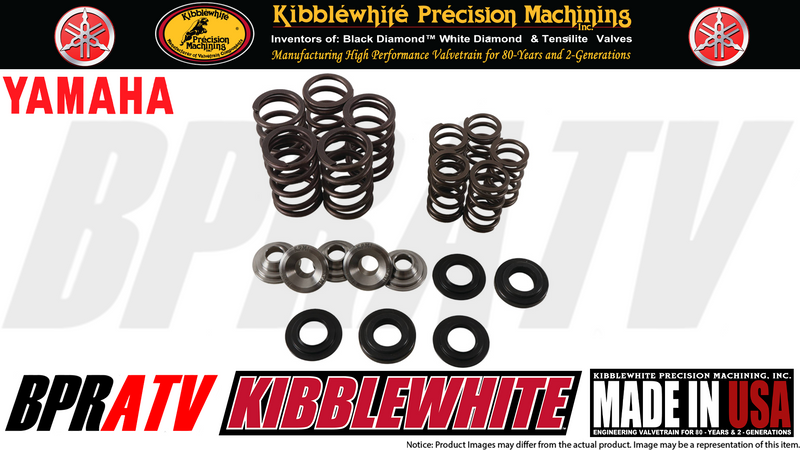01-08 Yamaha 660 Kibblewhite Cylinder Head Service Kit Valves Guides Springs Set