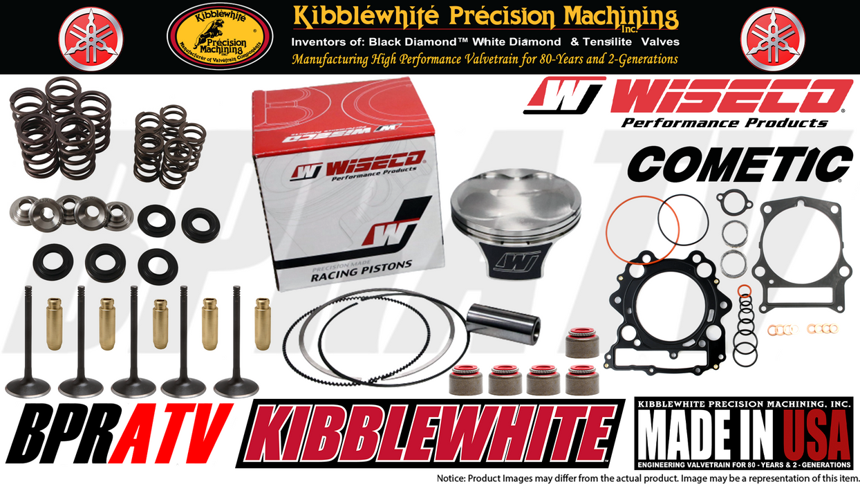 Yamaha Rhino 660 OEM Stock Wiseco Piston & Kibblewhite Cylinder Head Service Kit