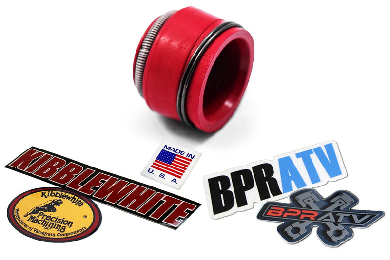 Polaris Outlaw 500 Kibblewhite Head Intake Exhaust Valve Guides RED Viton Seals