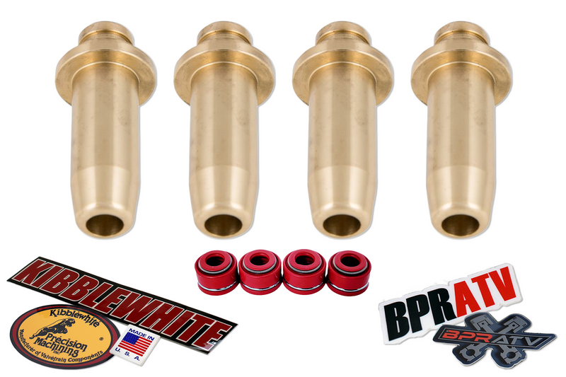 87-92 TRX250X FourTrax 250 Kibblewhite Intake Exhaust Valve Guides Set RED Seals