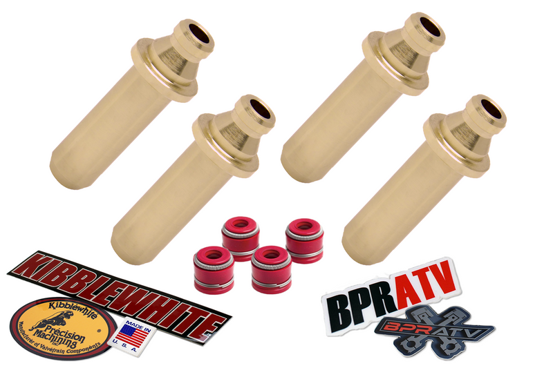 Honda 300EX 300X Kibblewhite Intake Exhaust Valve Guide Set Guides KP RED Seals