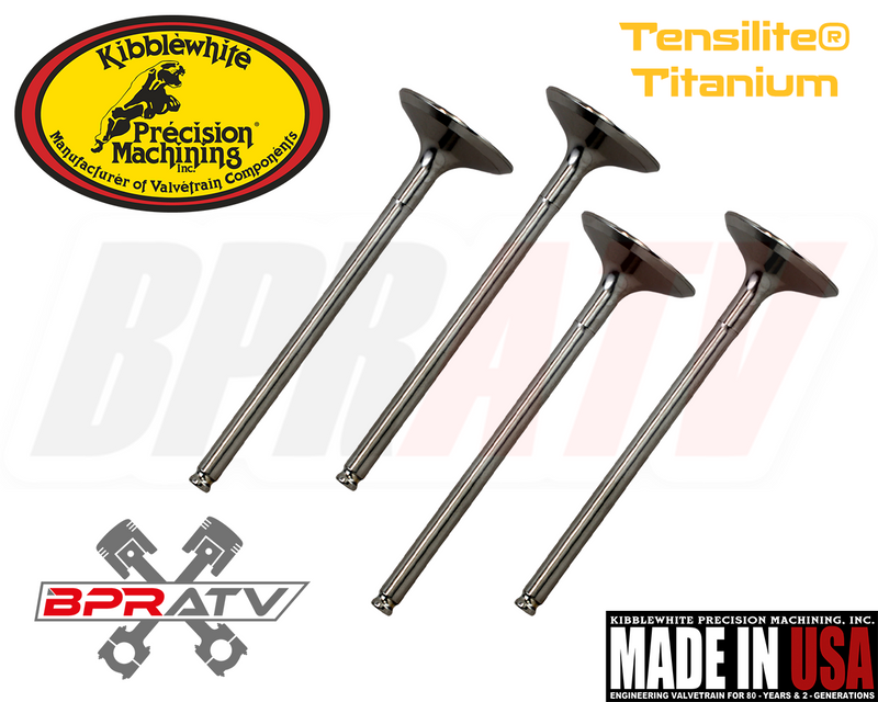 07-24 RMZ250 RMZ 250 Kibblewhite Titanium Intake Exhaust Valves Red Viton Seals