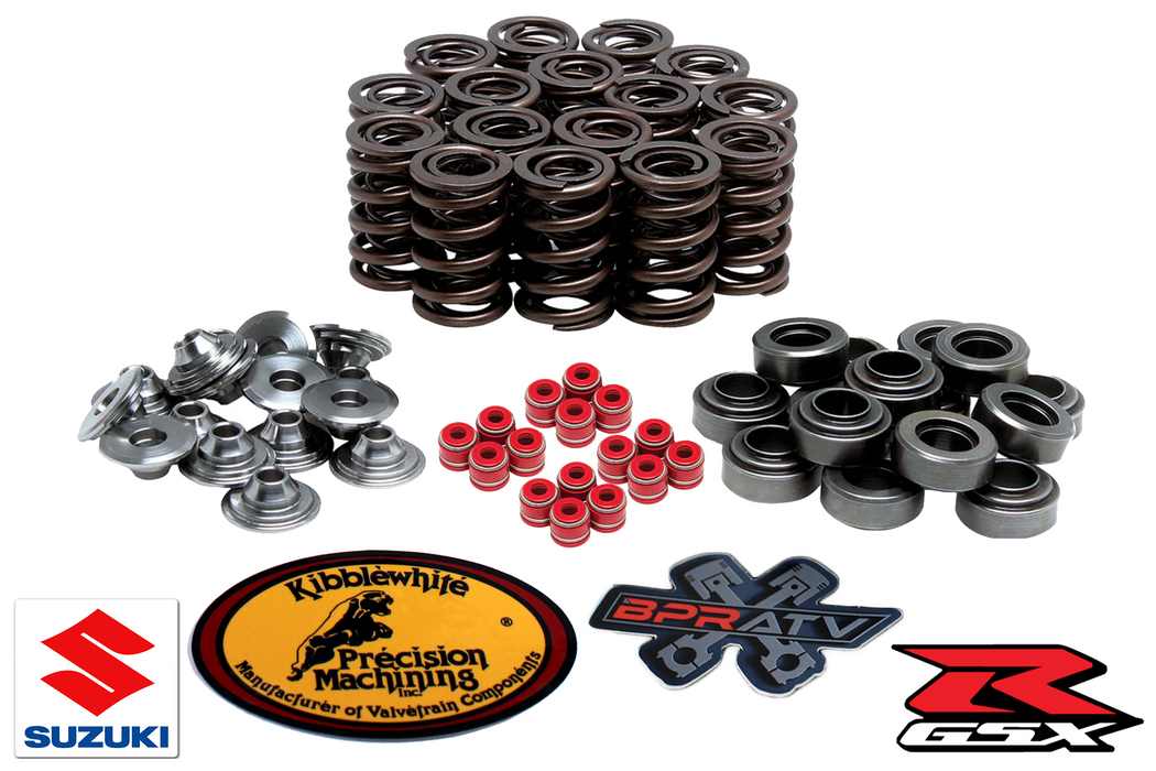 Kibblewhite Titanium Spring Kit RED Seals 93-98 Suzuki GSXR 1100W 93-95 GSXR750W