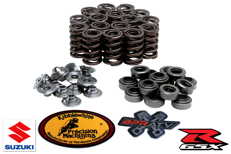 Kibblewhite Titanium Spring Kit RED Seals 93-98 Suzuki GSXR 1100W 93-95 GSXR750W