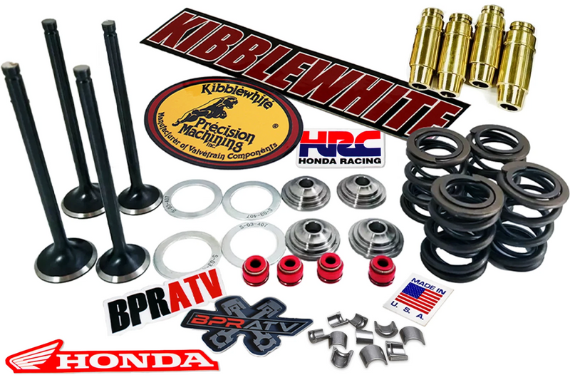 TRX450R '06+ Kibblewhite Titanium Valve Springs Black Diamond Valves Rebuild Kit