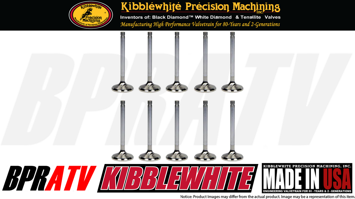 Polaris RZR RS1 Kibblewhite Precision Valve Kit Intake Exhaust Valves 2018-2022