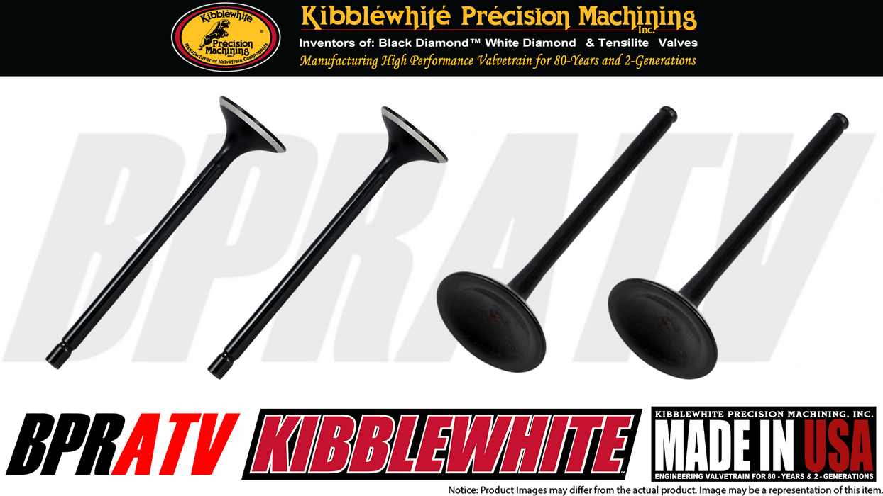 18-24 CRF250R CRF 250R Kibblewhite Intake & Exhaust Valves & TITANIUM Spring Kit