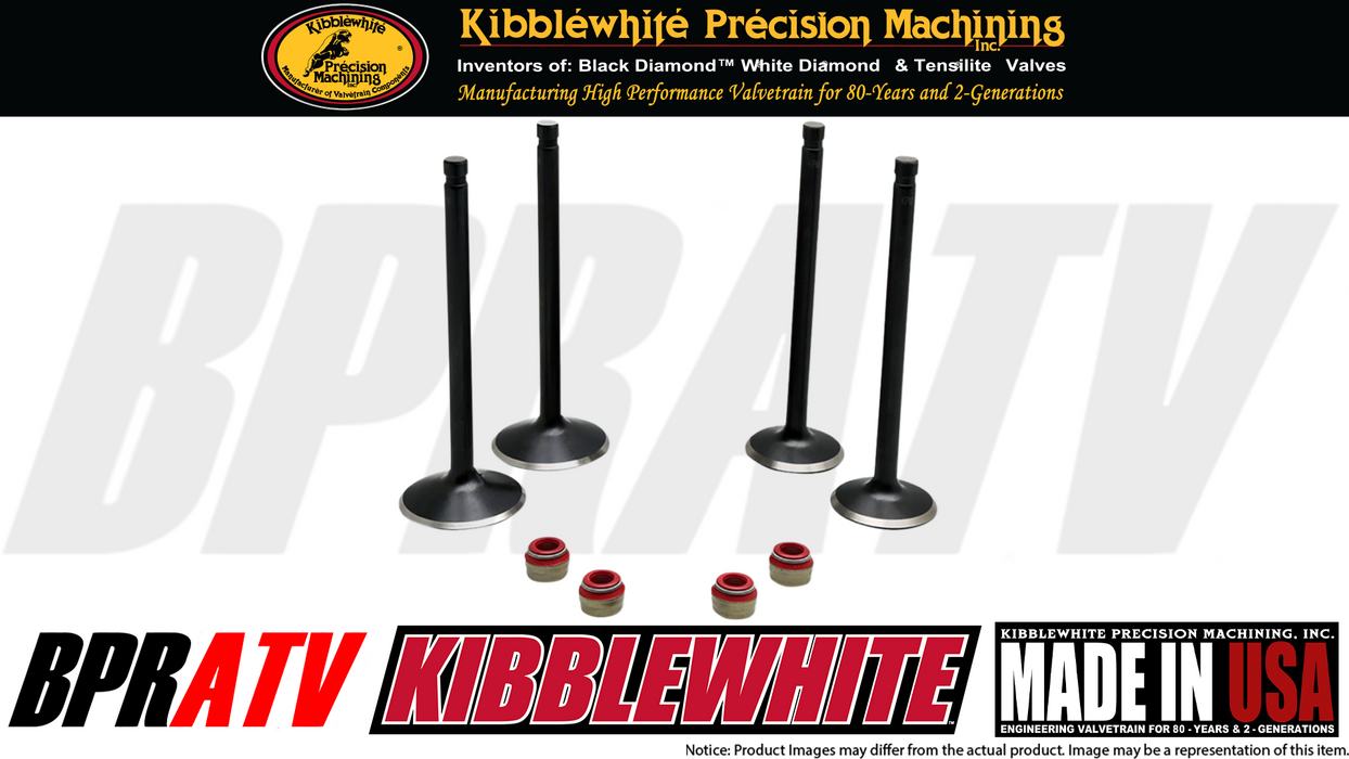 13-17 KTM 450 XC-F XCF 450 Kibblewhite Intake Valves Exhaust Valve Kit RED Seals