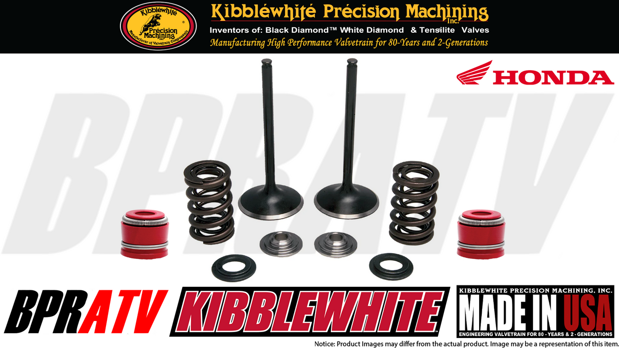 18-24 Honda CRF250R CRF 250R Kibblewhite Stainless INTAKE Valves Spring Kit Seal