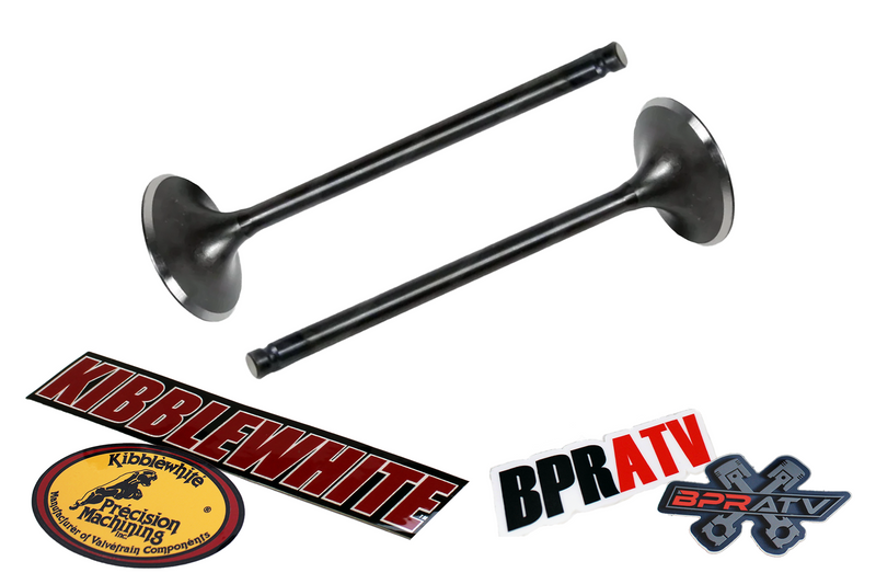 07-25 Honda CRF150R CRF 150R Kibblewhite Head Exhaust Valves RED Seals Set Pair