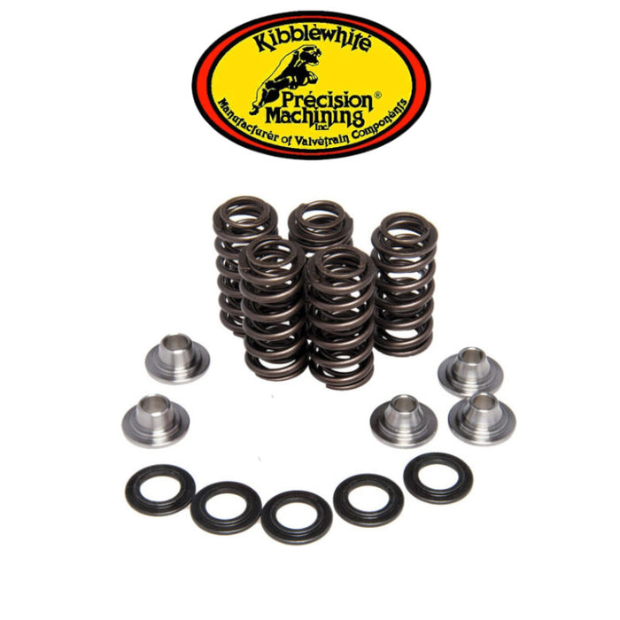 YFZ450 YFZ450R KIBBLEWHITE+1mm Intake Valves Exhausts Valves Ti Spring Kit Seals