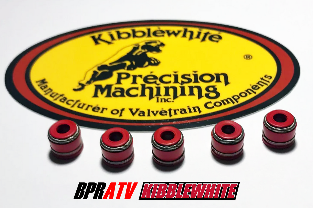 Yamaha WR250F WR 250F 01-13 Kibblewhite RED Viton Valve Stem Seals Seal Set of 5
