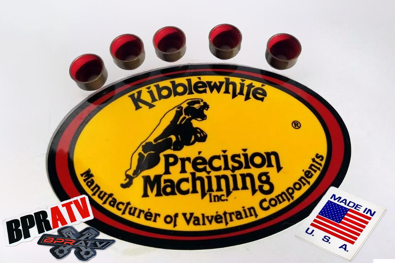 Yamaha Raptor 660 Kibblewhite Standard Size Stainless Valves Viton Valve Seals!