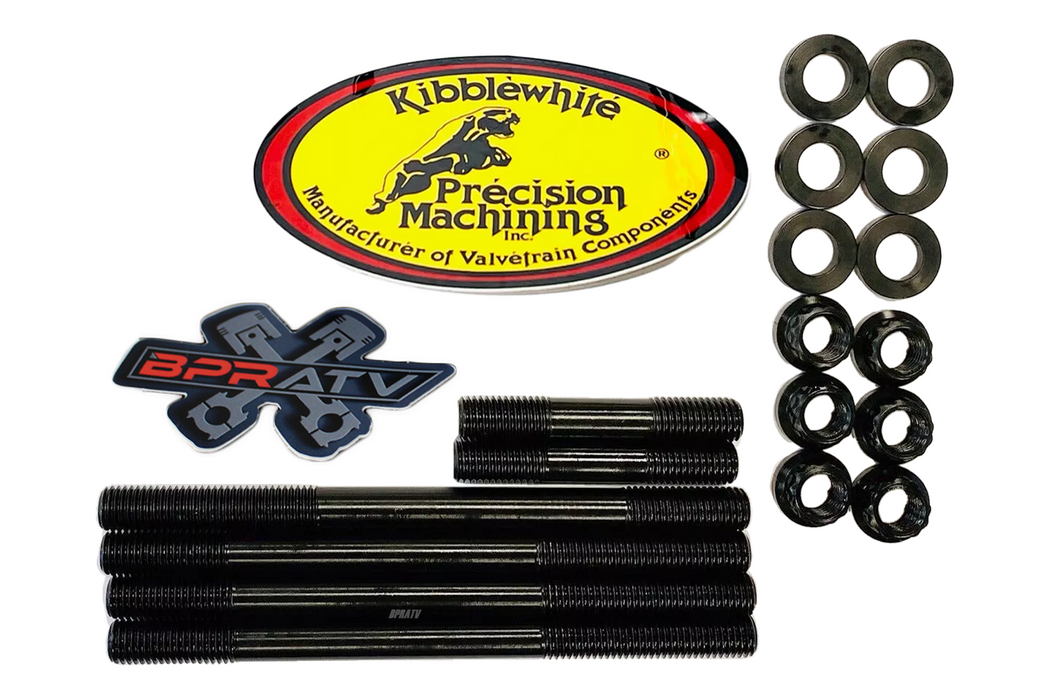 Yamaha Grizzly 700 Kibblewhite Cylinder Head Studs KPMI 80-82450 Head Bolts Kit