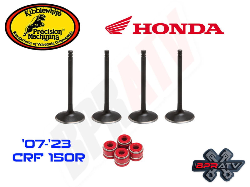 07-25 Honda CRF150R CRF 150R Kibblewhite Head Intake Exhaust Valves Seals Set