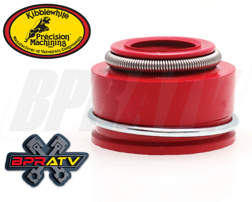 05-17 Honda CRF450X CRF 450X Kibblewhite RED Viton Valve Stem Seals Set of 4 USA