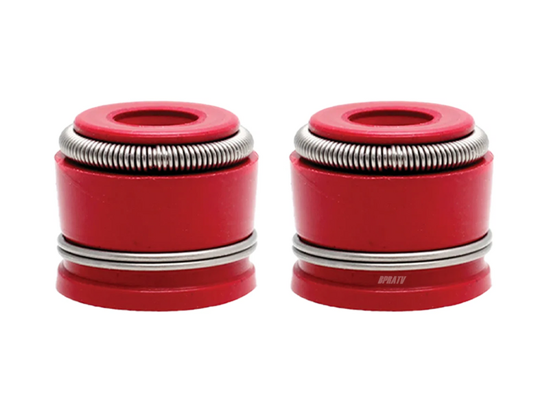 05-17 Honda CRF450X CRF 450X Kibblewhite RED Viton Valve Stem Seals Set of 4 USA