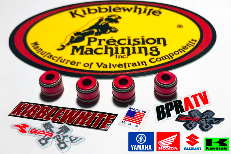 Yamaha YZ450F WR450F YZ450FX Kibblewhite Titanium Valve Kit 14-20 Red KPMI Seals